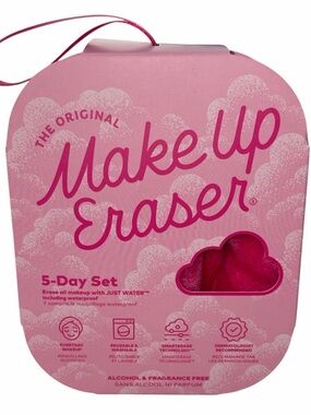 MakeUp Eraser 5-Day Set - Pink Makeup Remover Cloths